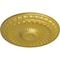 Ekena Millwork Linus Ceiling Medallion, Hand-Painted Rich Gold, 11 1/4"OD x 1 1/8"P CM11LIRGS - alternate 2